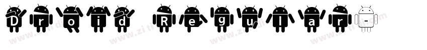Droid Regular字体转换